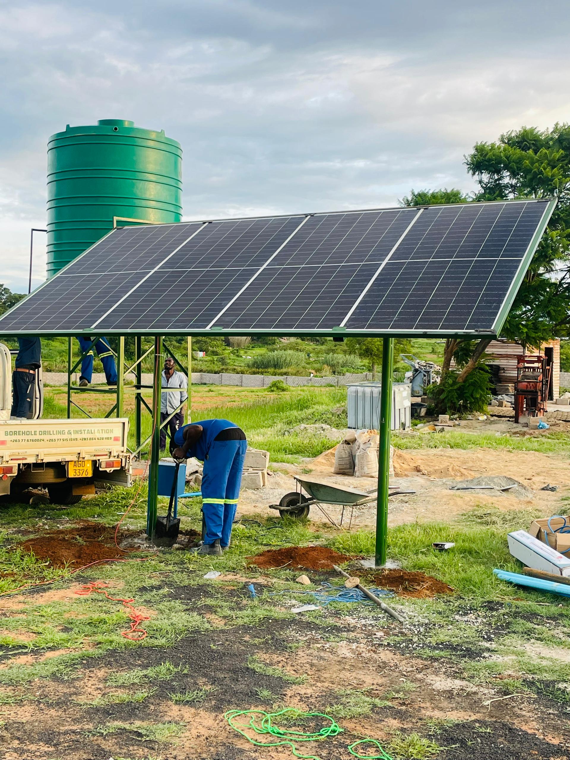 Solar Powered Boreholes